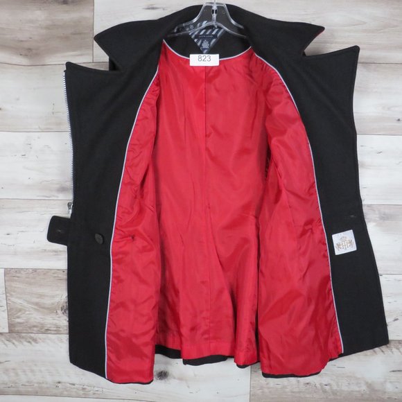 Tommy Hilfiger* Women's‎ Fully Lined Wool Blend Zipper/Button Closure Coat~ XL - Picture 5 of 16